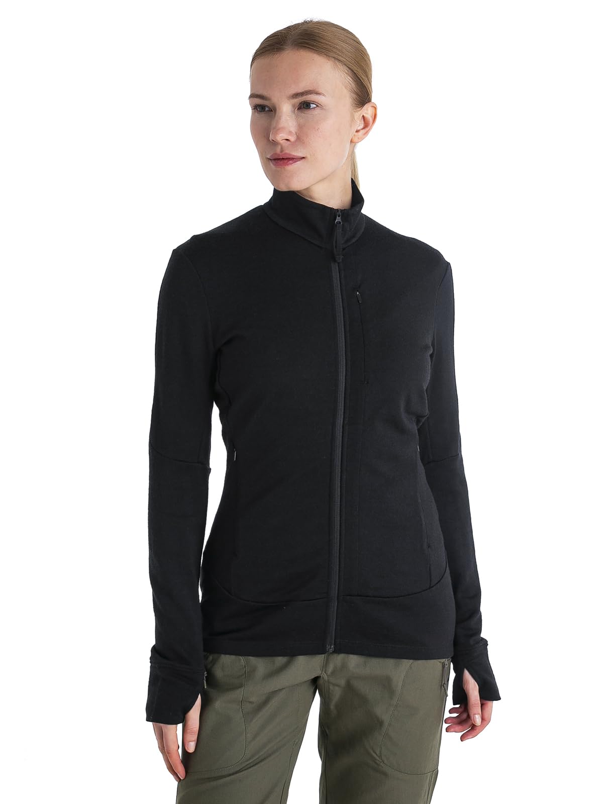 icebreaker Women's Merino 260 Quantum Long Sleeve Zip Jacket