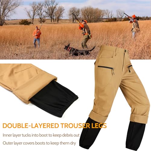 NEW VIEW Upland Hunting Pants for Men - Pheasant Hunting Pants with 7 Pockets, Water-Resistant3