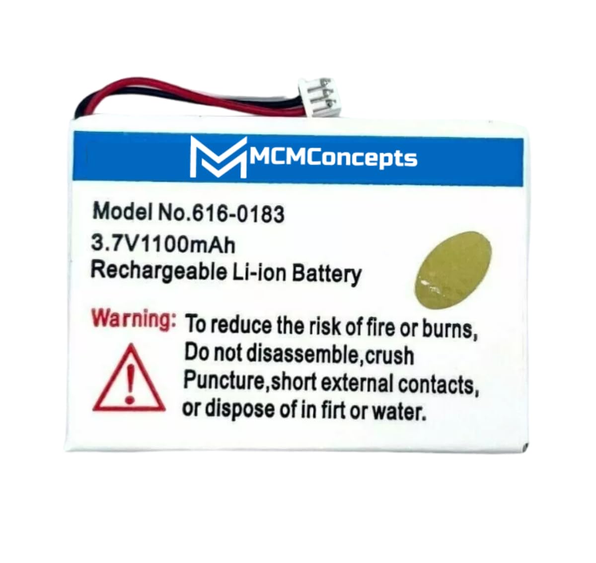 MCMConcepts Replacement Battery 1100mAh for Apple iPod 4th Generation Photo