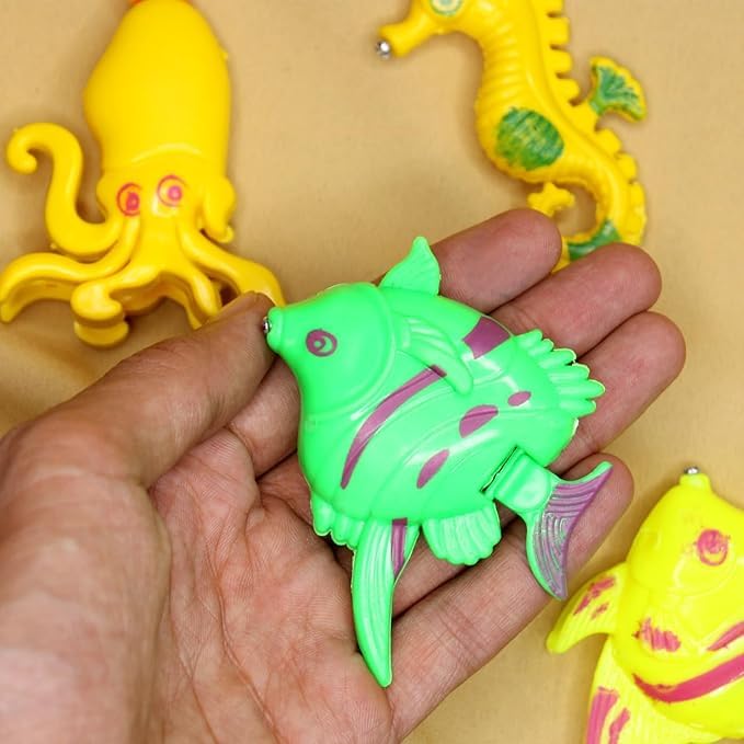 Image of Prime Magnetic Fish Catching Game with Colorful Fishes and Magnetic ROS for Kids (Fishing Game)