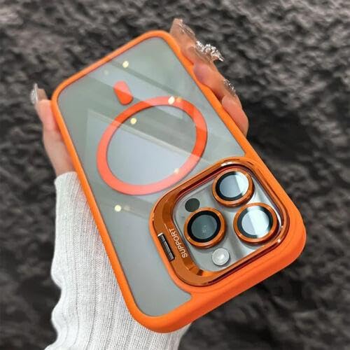 Compatible iPhone Lens Shockproof Phone Case Orange