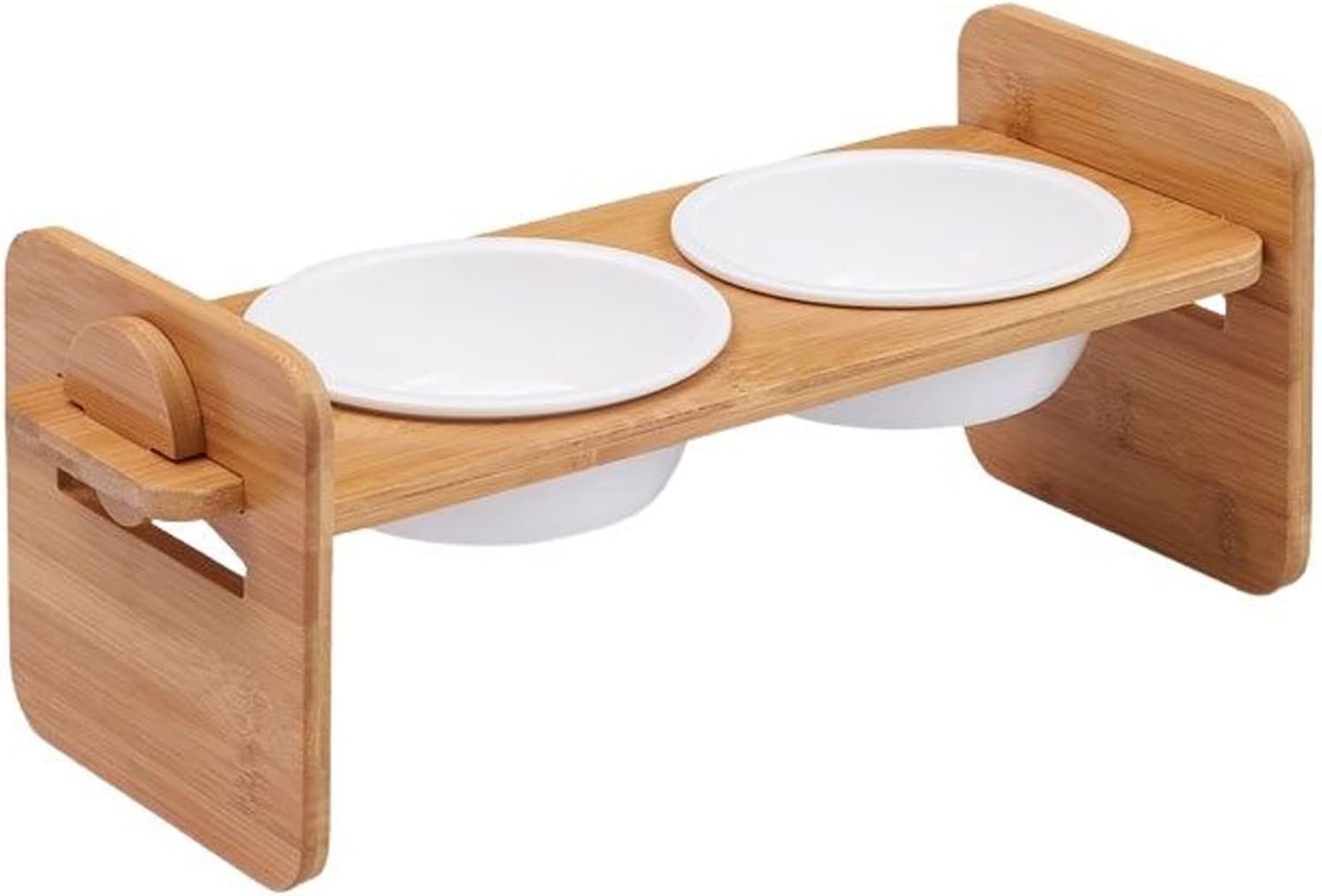 フードボウル 北欧ボウル 2個入り 犬 猫 – ハウジー ボウル、スープボウル、セラミックボウル、ライスボウル、Reakfastボウル、高架犬猫ボウル、子犬と猫調節可能なドッグフード給餌皿ウ