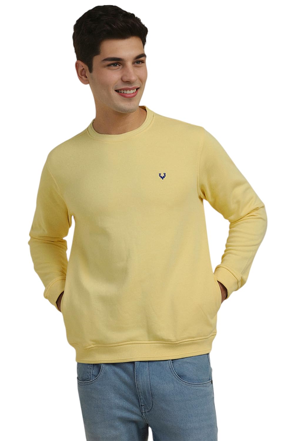 allen solly Men's Polycotton Casual Sweatshirt-picture-33