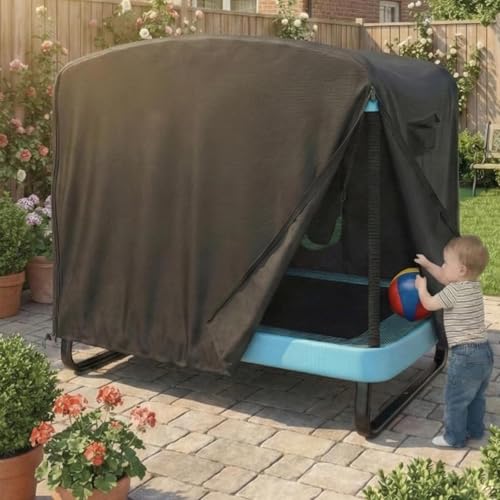 Housse de trampoline rectangulaire imperméable 183cm bâche extérieur