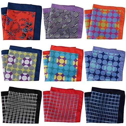 Accessoires homme : pochette de costume haut de gamme avec imprimé texturé pour poche poitrine