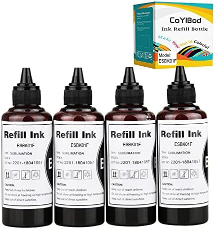 Deepening Black Dye Sublimation Ink Heat Transfer Ink Inkjet Printer Ink Cartridge CISS for C88 C88 + WF-7710 WF-7720 WF-7210 WF-7620 WF-3640 WF-2750 ET-2800 ET-2803 ET-2720 ET-2760 ET-4700 ET-15000