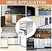 BBQ Outdoor Kitchen Drawers Stainless Steel 3-Drawer BBQ Drawer Enclosed Built-in Drawer Flush Mount for Outdoor Kitchens & BBQ Islands,14Wx21Dx21H