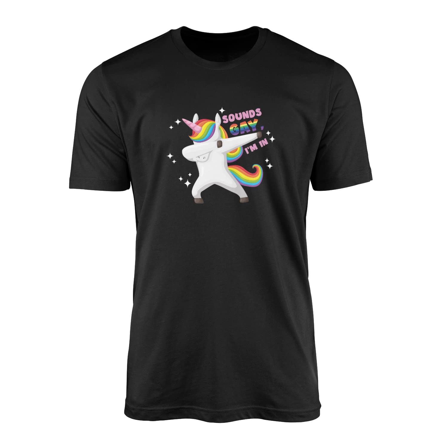 Smartypants Unisex Black The Only Choice I Made Was To Be Myself T-Shirt Top Tee - Rainbow Gay Pride Parade Queer Lgbtq Festival Mens Womens Fashion Clothing Clothes Gift (4Xl, )