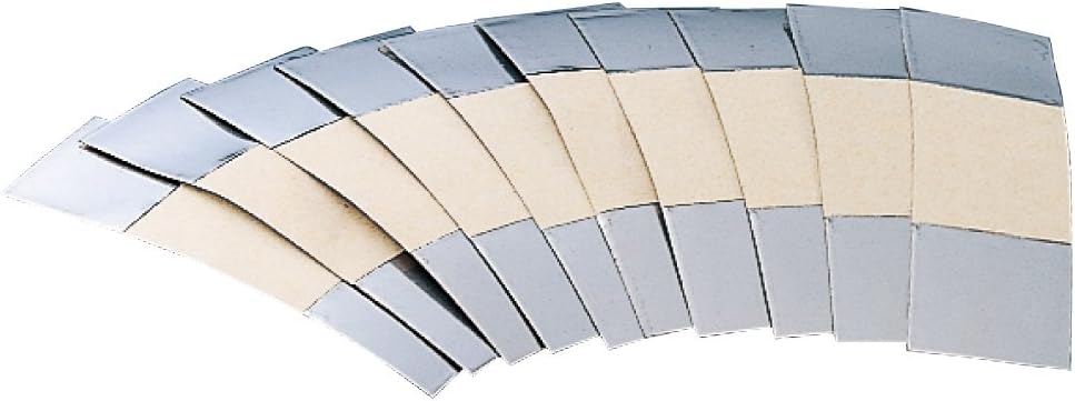 Hozan F-28 Grounding Plate, 10 Pieces, Anti-Static Electricity, Grounding Plate for Connecting, Adhesive, Attaches to Conductive Mat Joints