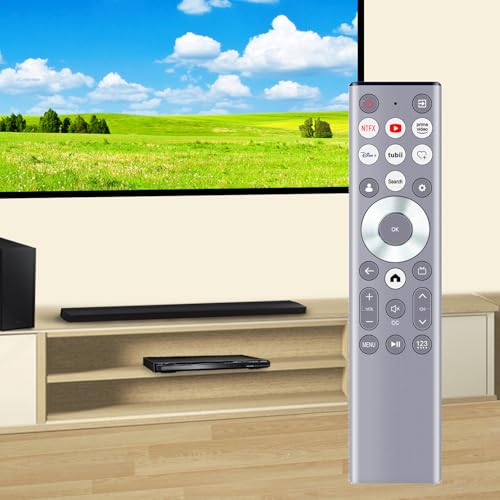 Controle remoto infravermelho de substituição ERF6A80 compatível com Hisense TV 85U8N 75U7N 55U8N 65U8N 75U8N 100U8N 55U7N 65U7N 55U6N 65U6N 75U6N 85U6N 75U9N 85U9N 100U88N N 43A7 N 50A7N 55A7N 55U88N