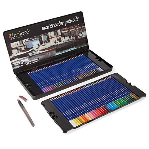 Colore Watercolor Pencils - Water Soluble Colored Pencils For Art Students & Professionals - Assorted Colors For Sketch Coloring Pages For Kids & Adults - Vibrant Colors For Drawing Books - Set Of 72 #TOP1