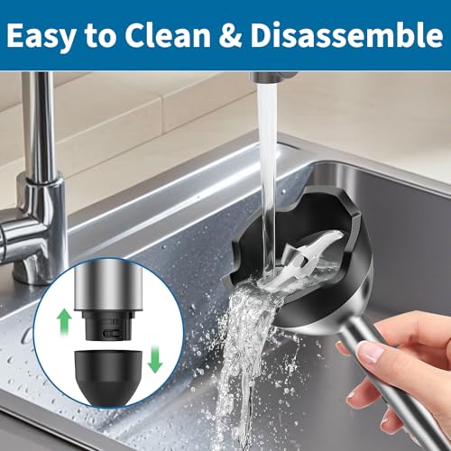 LINKChef 4 in 1 Immersion Blender Handheld, 800W with Titanium Steel Blades, 20 Speeds, Turbo Mode, Scratch-Resistant Stick Hand Blender with Whisk & Food Processor by LINKChef - Image 8