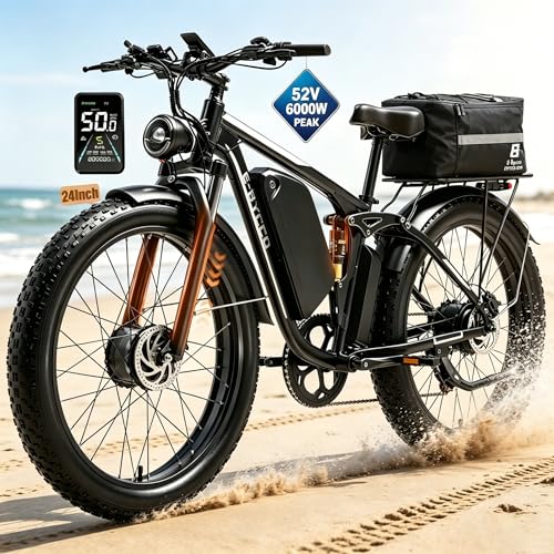 E·Bycco 6000W Peak Dual Motor Electric Bike for...