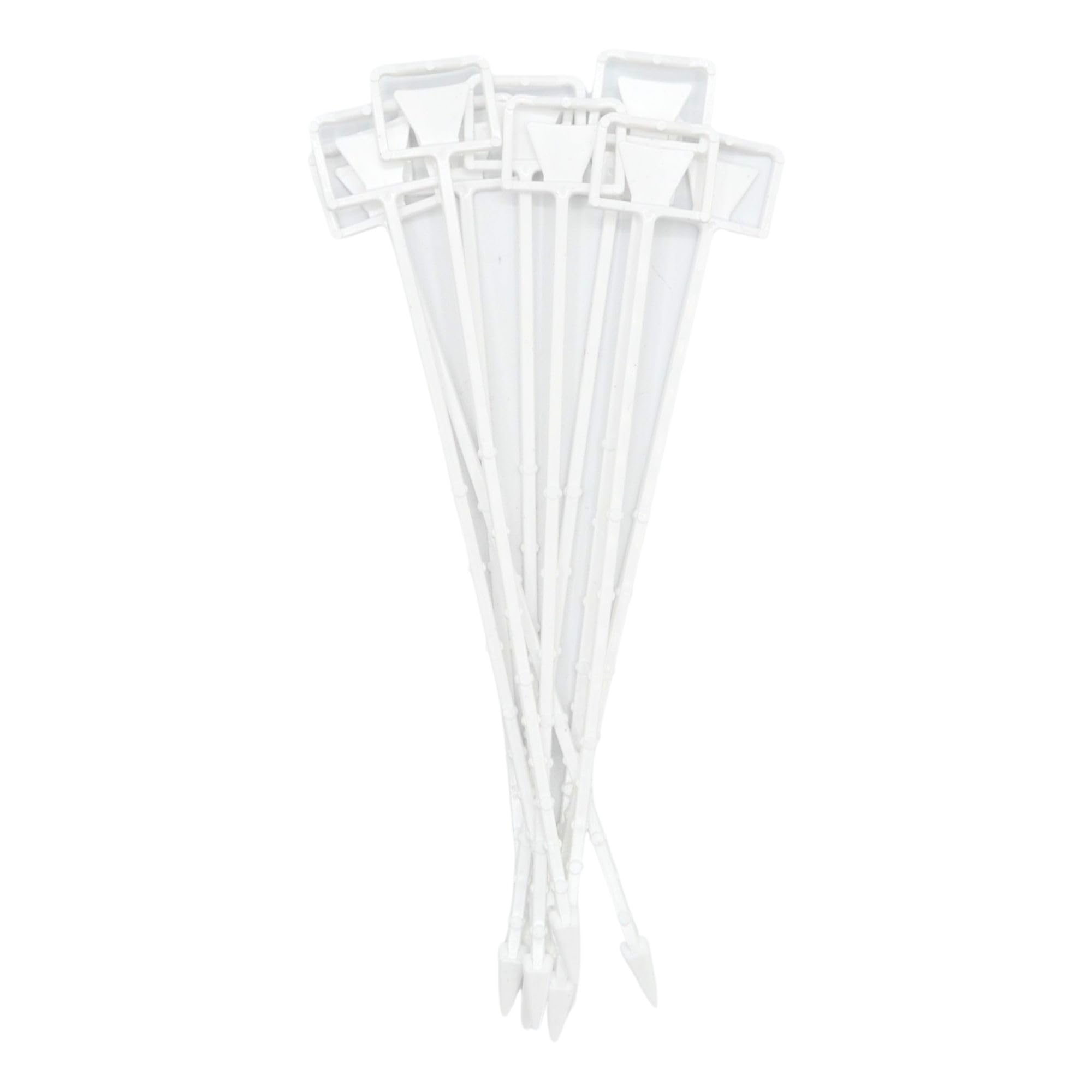 celloexpress White Cardettes Florist Card Holders - Bouquet Gift & Greeting Display Floristry Supplies (Pack of 100) โ image 1