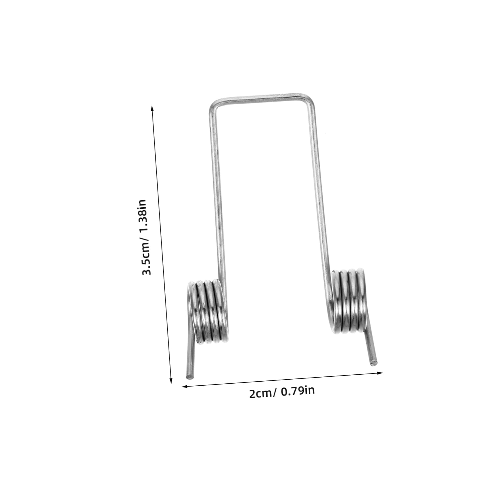 Garneck Trash Can Replacement Parts 6pcs Spring Lid Small Torsional Spring for Garbage Can Lid