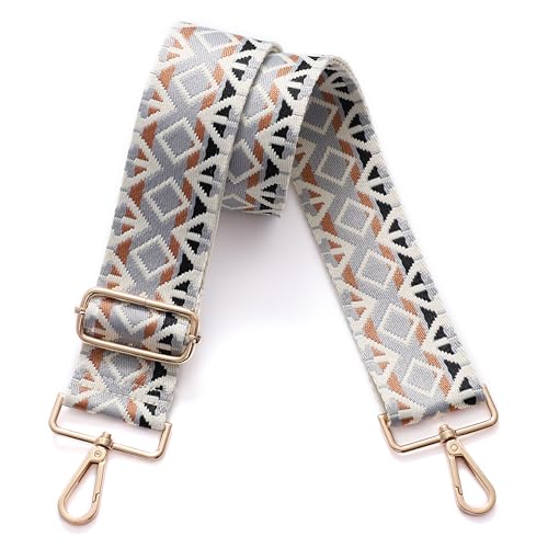 Image of Canvas Crossbody Strap for Handbags - Wide Adjustable Shoulder Strap Replacement