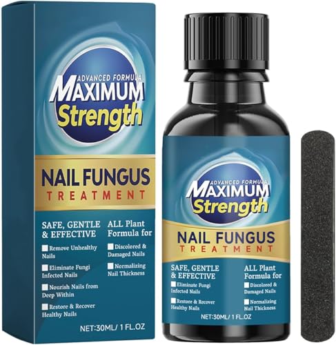 LBOYLOVE Nail Fungus Treatment Extra Strong Nail Fungus Treatment for Toenail and Fingernail Antifungal Nail Repair for Thick Broken Discolored Nails Fast Acting Nail Growth Formula