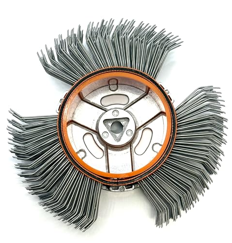 Image of 10Pcs, Abrasive Wire Wheel Belt /Bristle Blasting Wheels for Surface Blaster | 0.7mm Carbon Steel Belts ,23mm Coarse Wire Wheel, Metal Blaster Wheels