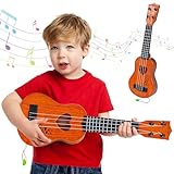 Kids Toy Classical Ukulele,17 Inch 4 Strings Guitar Ukulele Musical Toy,Educational Guitar Toy for Toddlers and Preschoolers