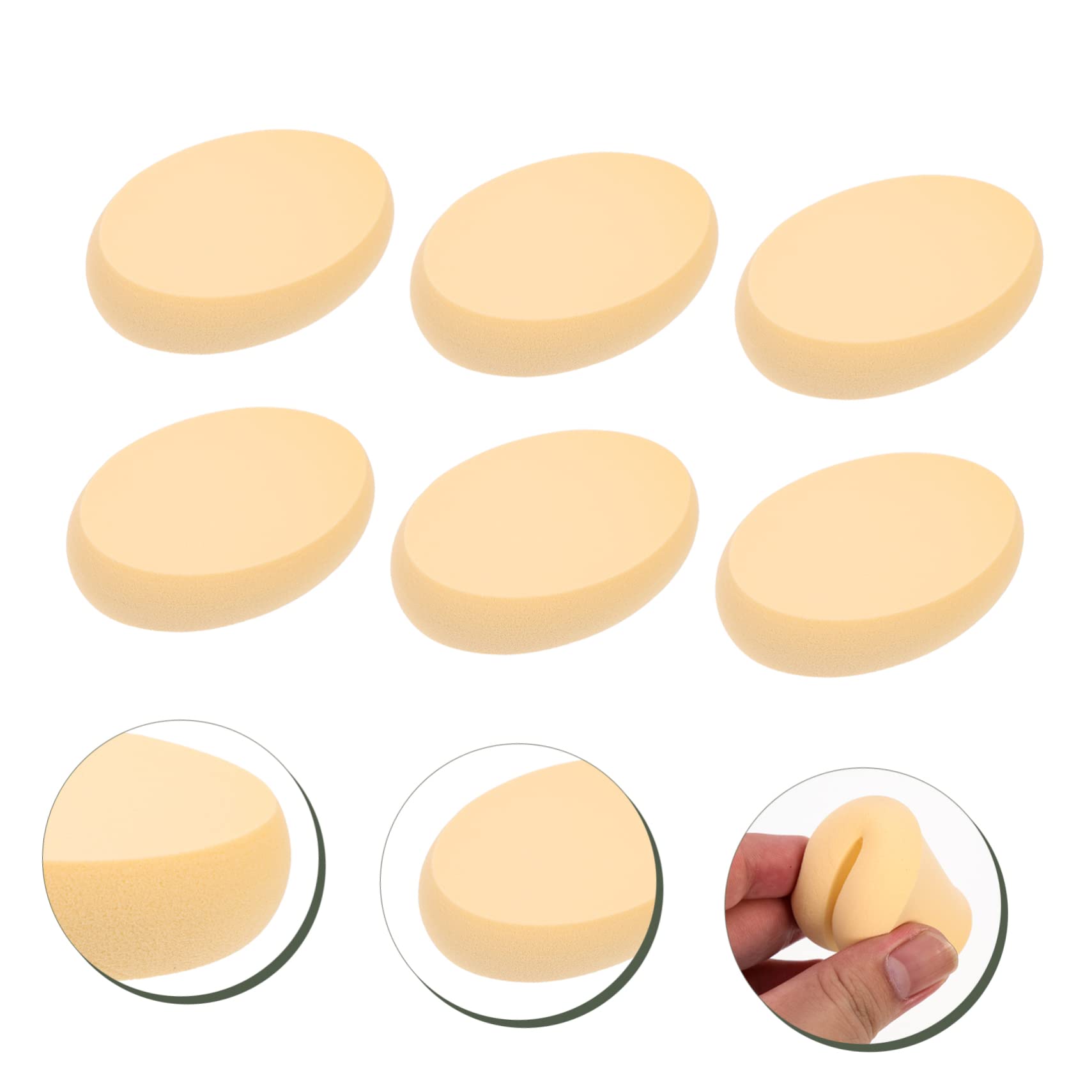 MAGICLULU 4 Set Di Spugne Per Il Trucco Per Sfumare Set Di Spugne Ovali Accessorio Per Il Trucco Cosmetico 6 Pezzi * 4