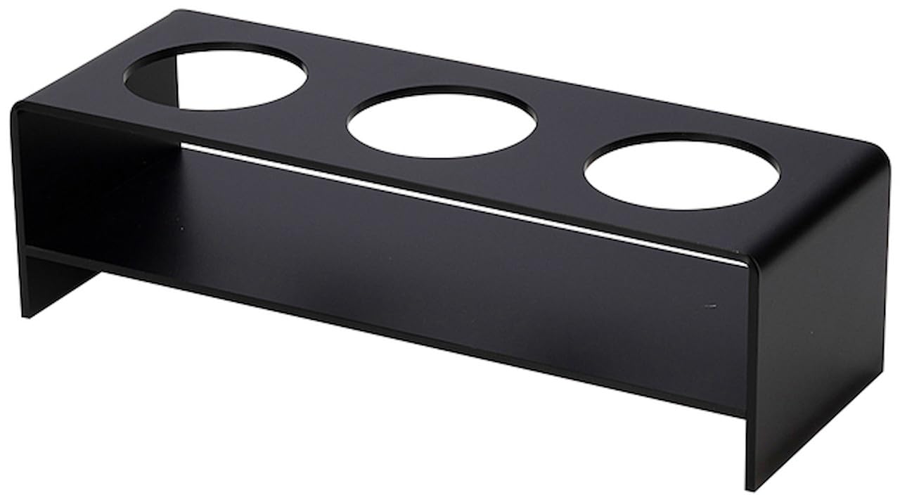 アクリル穴あき什器(小)ブラック 80113450 |b03 Amazon｜アクリル穴あき什器（小）ブラック[380×135×110mm ]|業務用