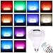 Produktbild Bluetooth-Lautsprecherlampe, E27 7W LED-Lampe Bluetooth 4.0 Musik-Audio-RGBW-Lautsprecher Licht RGB-Lampe mit Fernbedienung für iOS Android, Weiß