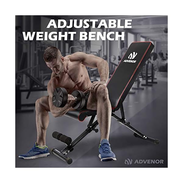 ADVENOR-Weight-Bench-Adjustable-Strength-Training-Incline-Decline-Full-Body-Workout-Foldable-Exercise-Bench-For-Home-Gym ADVENOR Weight Bench Adjustable Strength Training Incline Decline Full Body Workout Foldable Exercise Bench For Home Gym