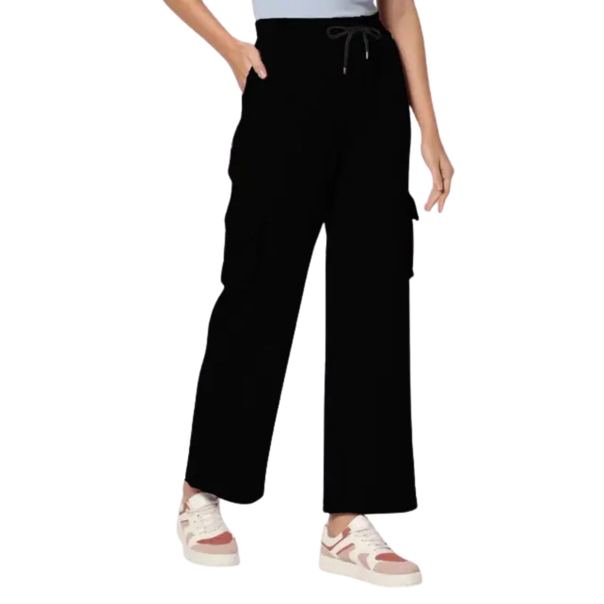 High Waist Cargo Pants for Women - Stylish Twill Cargo Jeans & Trousers | Trendy Cargo Joggers, Shorts & Cargo Pants for Women | Casual & Streetwear Look-image-42