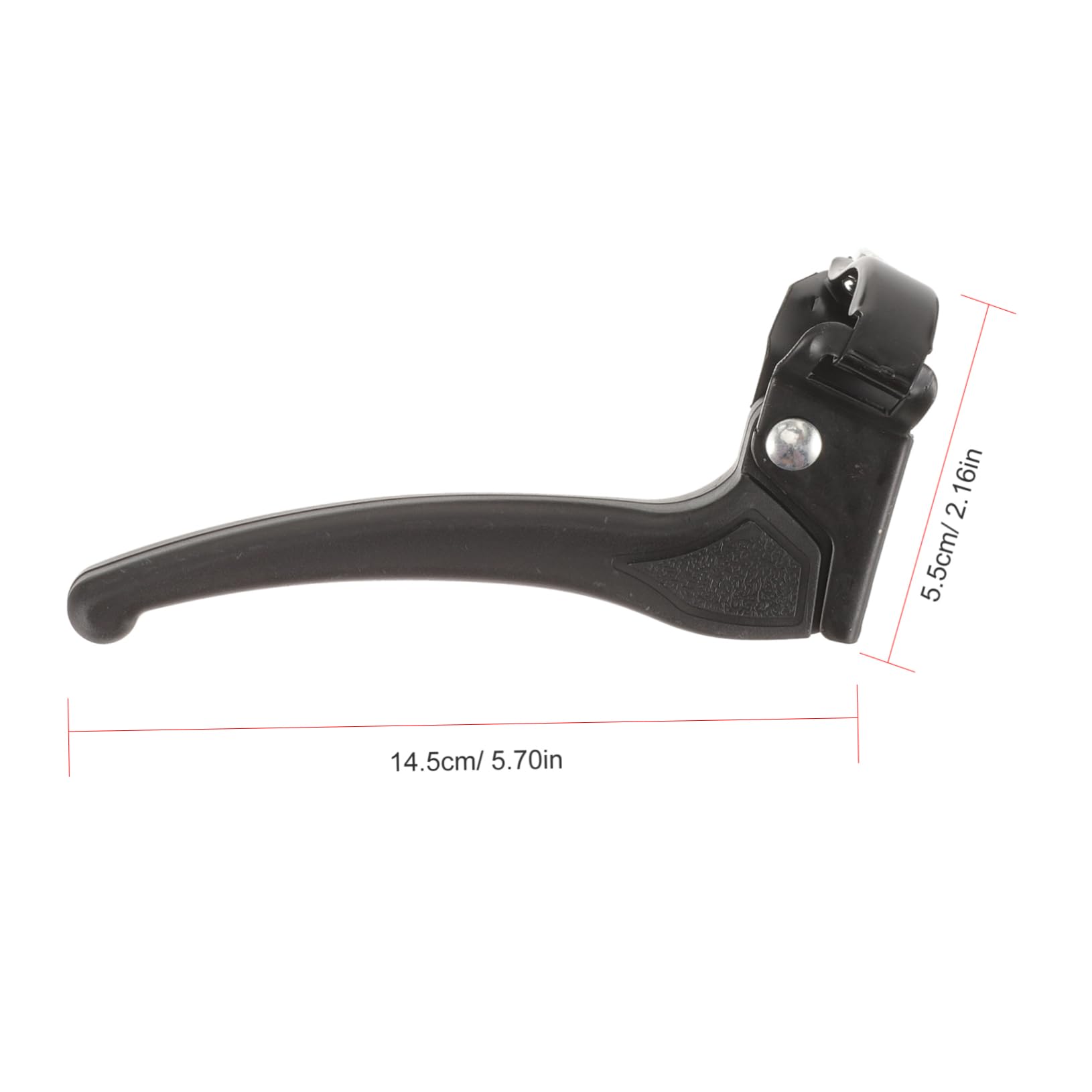 BUTIFULSIC 2pcs Wheelchair Hand Brake Wheelchair Clutch Hand Lever Handlebars Levers Wheelchair Braking Components Wheelchair Brakes Handlebar Bike Brake Lever Road Bike Brake Metal Black