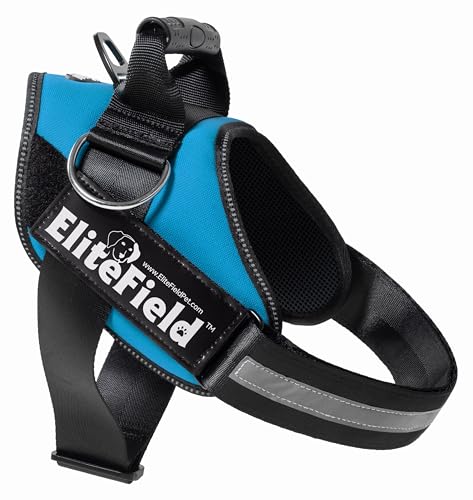 EliteField Reflective Dog Harness with Handle (2-Year Warranty)