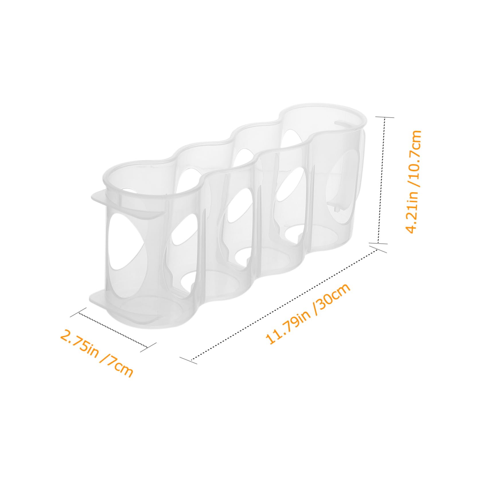 IWOWHERO 2pc Beer Bottle Organizer for Refrigerator Soda Can Holder Portable Storage Box Drinks Container