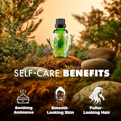 Image of Esslux Rosemary Essential Oil for Hair Growth - 100% Natural Pure Rosemary Oil for Hair, Scalp & Roots | Rosmarinus Officinalis Hair Serum | Essential Oil for Hair Regrowth & Nourishment, 15ml