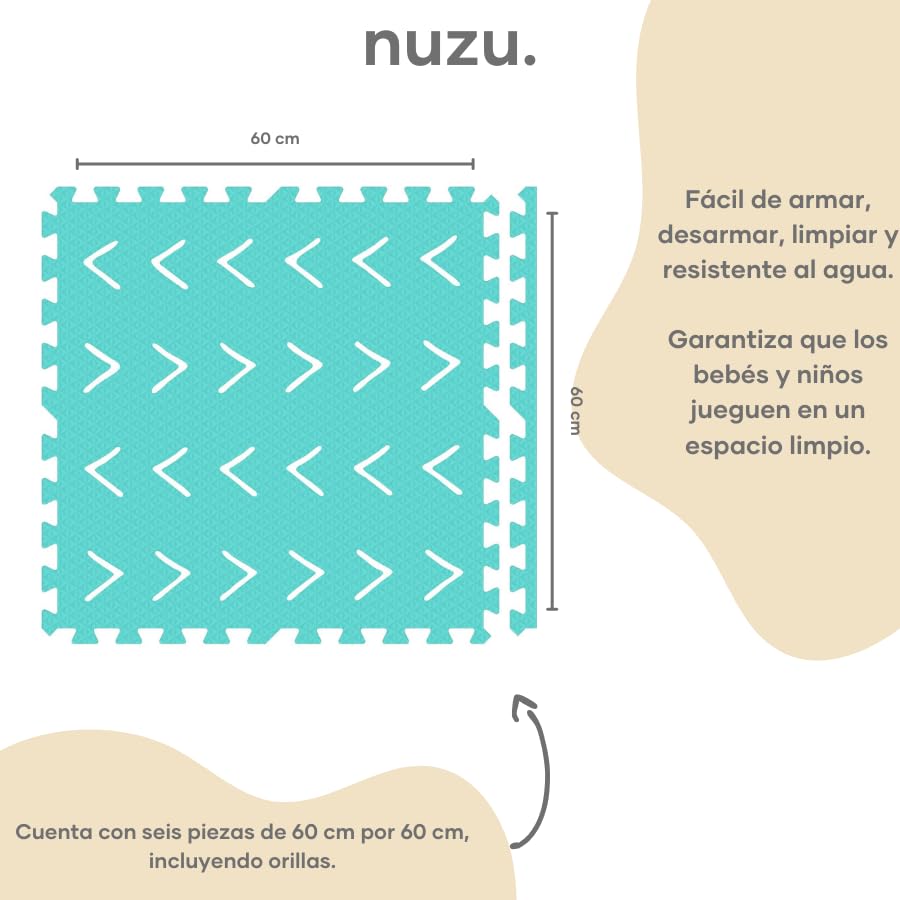 Gimnasios Y Tapetes, Baby Product piso foami bebes Marca Nuzu (3)