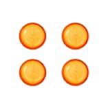 Locator Genuine Original Replacement Male Retention Inserts Caps, Extended Range, Orange 2.0 lbs (4-Pack)