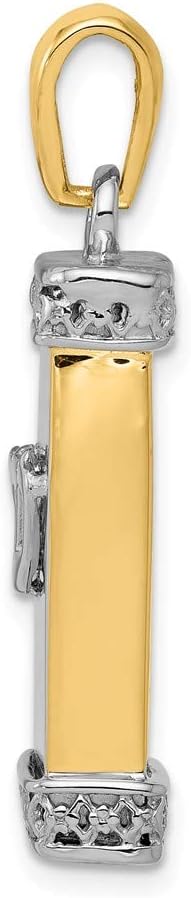 FB Jewels ソリッド 14K イエローゴールド サテン ダイヤモンドカット プルメリア ポスト イヤリング FB Jewe 並行輸入品