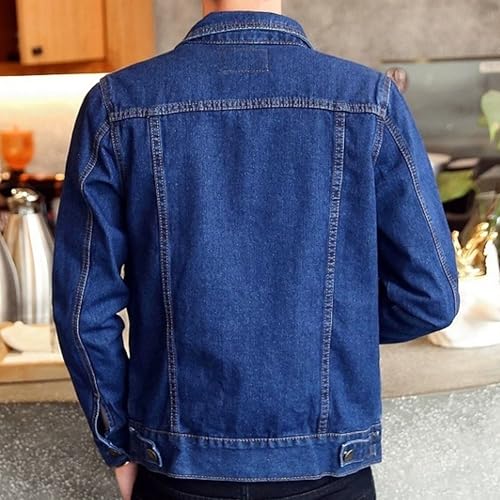 Chaqueta de mezclilla para hombre DGHM-JLMY 3X-Large azul miniatura 5