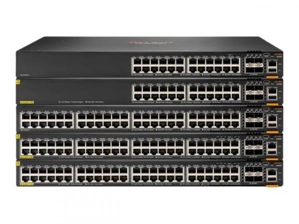 Image of Aruba 6200M 24G 4SFP+ Switch - 24 Ports - Manageable - 10 Gigabit Ethernet, Gigabit Ethernet - 10 /100 /1000Base-T, 10GBase-X - 3 Layer Supported - Modular - 56 W Power Consumption - Optical Fiber, Twis