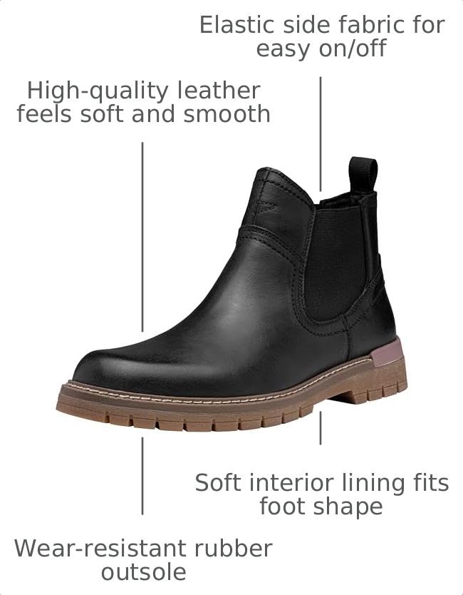 Image of Jousen Men's Chelsea Boots Casual Slip On Ankle Boots with Memory Foam