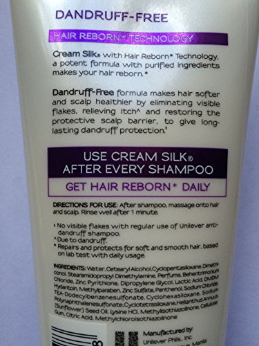 Cream Silk Dandruff Free Conditioner 180ml (pack of 2)