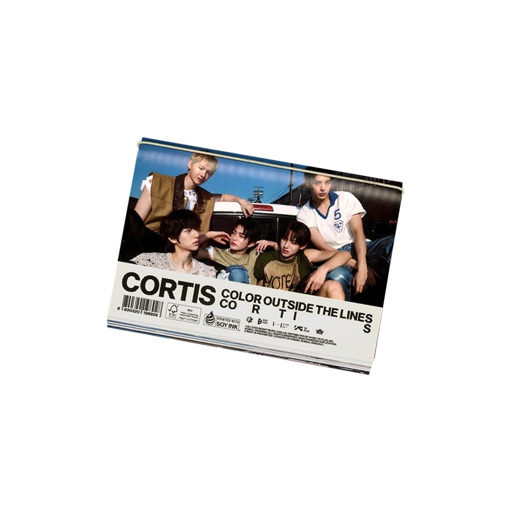 CORTIS [1st EP Album COLOR OUTSIDE THE LINES](Scene 2 Ver.) + 3 Extra Photocards Set-image-34