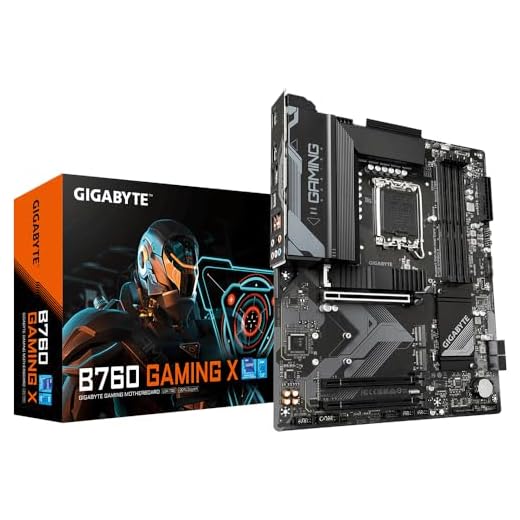 Gigabyte B760 Gaming X Motherboard - Supports Intel Core 14th Gen CPUs, 8+1+1 Phases Digital VRM, up to 7600MHz DDR5 (OC), 3xPCIe 4.0 M.2, 2.5GbE LAN, USB 3.2 Gen 2