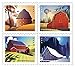 American Barns Pane of 20 Postcard Rate Current First Class Stamps Scott 5546-49