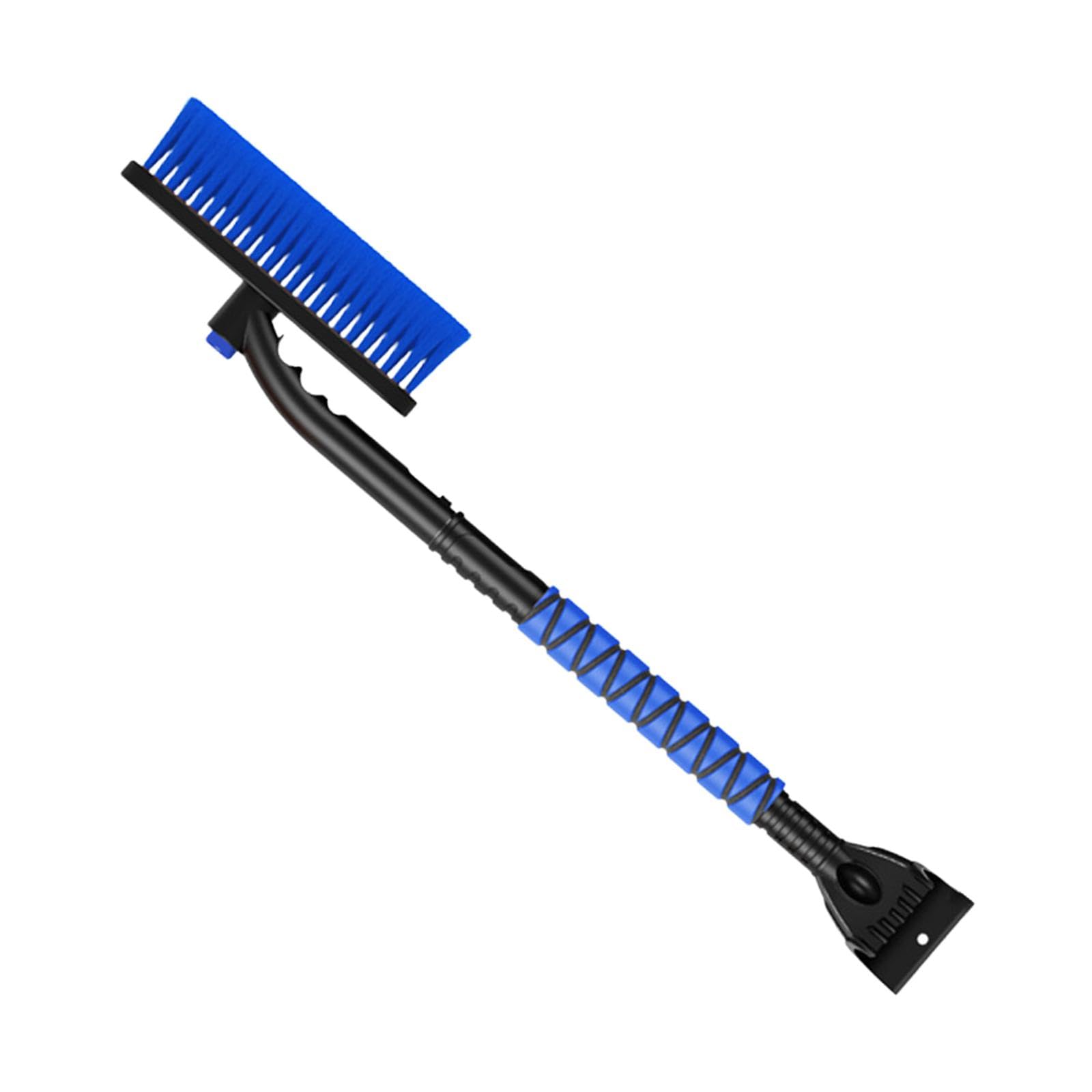 Generic Ice Scraper 80cm for Car Windshield with Comfortable Grip Snow Brush Blue