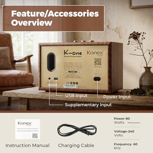 Haut-parleur Bluetooth longue autonomie Konex pour écouter la musique partout - 3