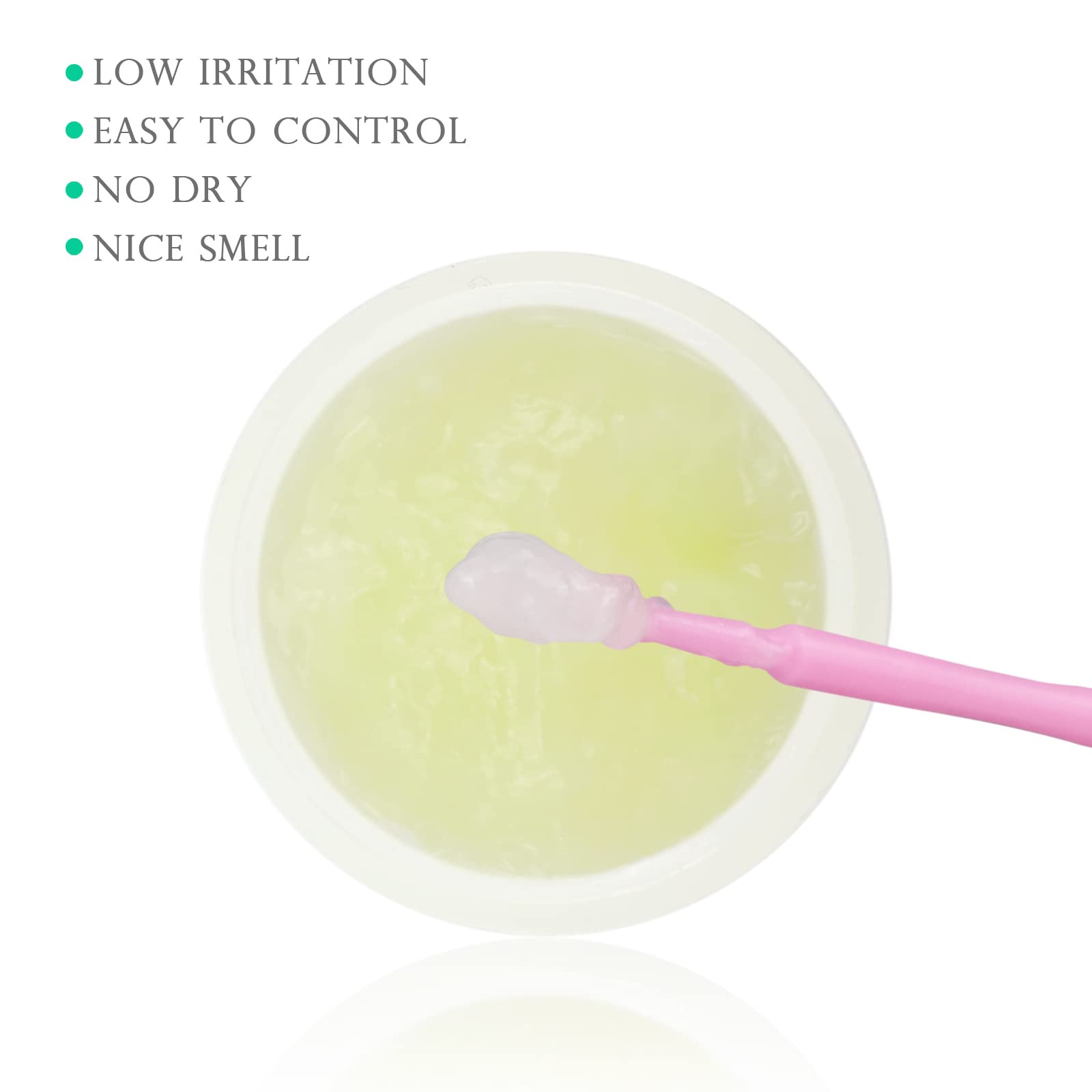 EMEDA Crème démaquillante 10g, Type de crème dissolvante adhésive pour extensions de cils, retrait de colle doux et rapide pour des cils volumineux Dissolvant de colle pour cils