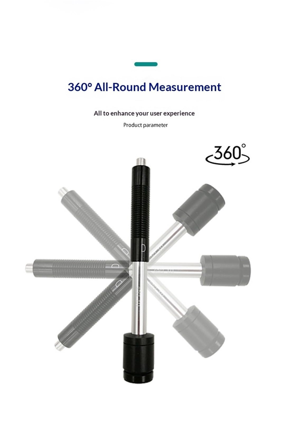 Härteprüfer, Leeb 7-in-1-Metallhärteprüfer Für HRC, HL, HB, HV, HS, HRB-Durometer Für Die Prüfung Von Druckguss-, Kupfer- Und Aluminiumgusslegierungen,für Industrie