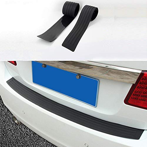 Protector de parachoques trasero universal suave para el umbral del coche de goma de la cola de la caja protectora de goma para evitar arañazos Cover