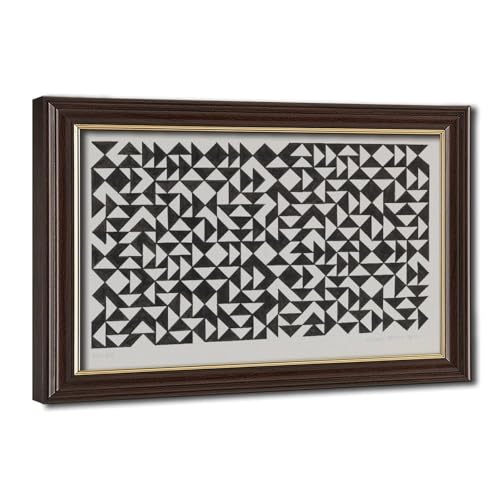 Peinture abstraite DR XIII Anni Albers pour transformer un salon ou bureau moderne