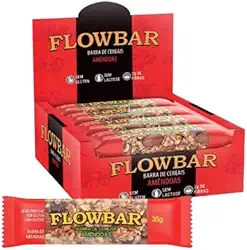 Barirnha Cereais 30g Amêndoas Flowbar Caixa C/ 12 Unidades