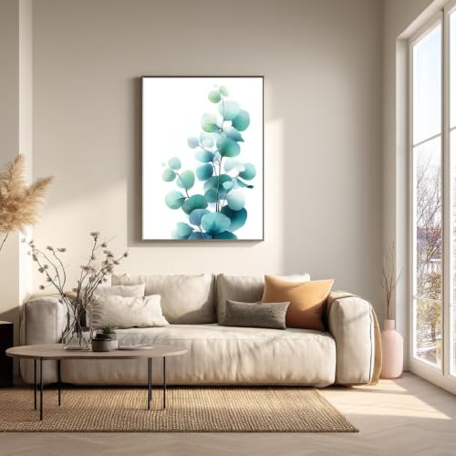 Impression sur toile eucalyptus art mural premium 3 pièces